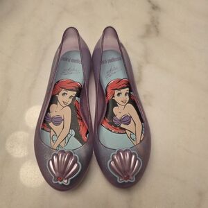 Mini Melissa Purple Ariel Flats